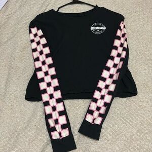 Hollister long sleeve crop top